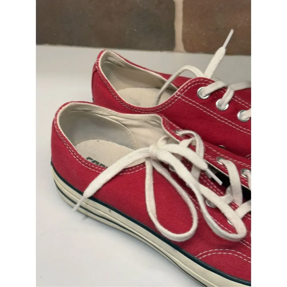 Converse All Star Sneakers Men Size 11 Dark Pink‎ Red Low Top